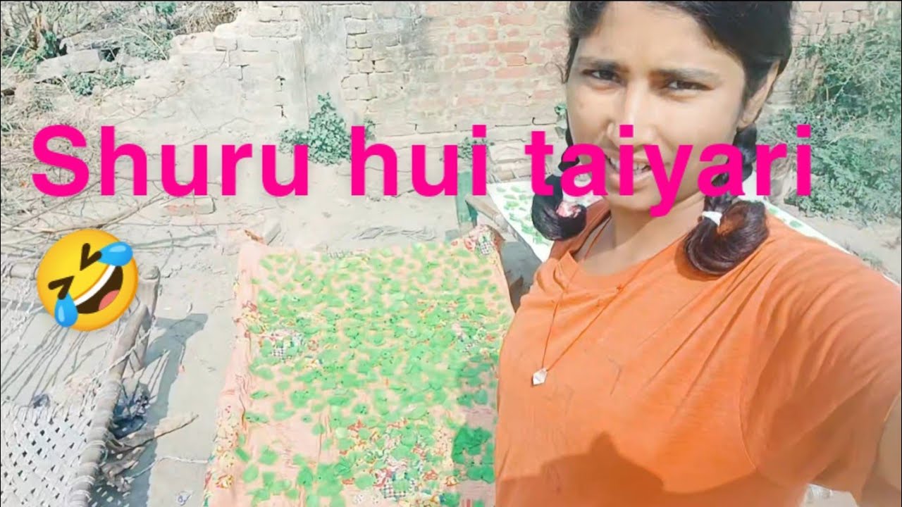 होली की तैयारी 🥰ll holli ki taiyari ll unnao ki aishwarya Singh vlog Shivani Kumari official fine 