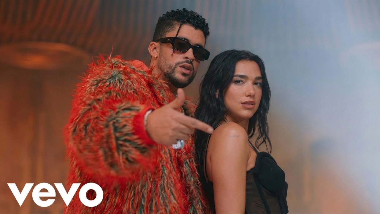 Dua Lipa x Bad Bunny - Midnight Contigo ( Lyrical Music Video ) Fanmade