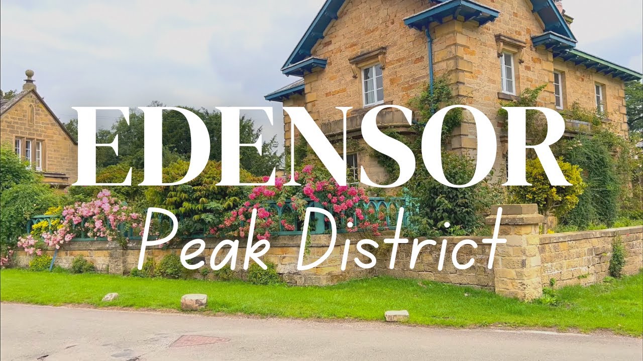 EDENSOR | a relaxing, slow walk around a beautiful Peak District village
