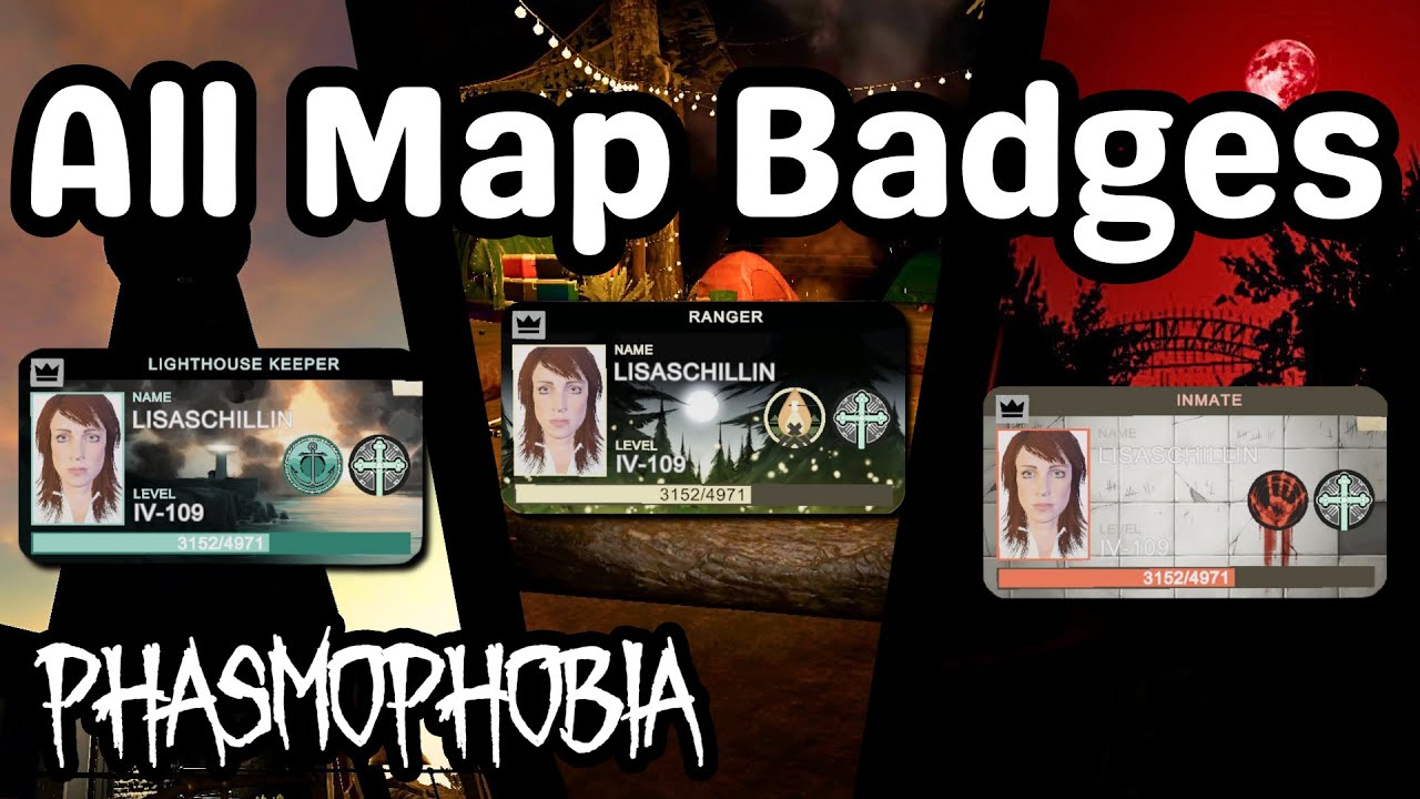 EASY Way to Get ALL Map Badges in Phasmophobia