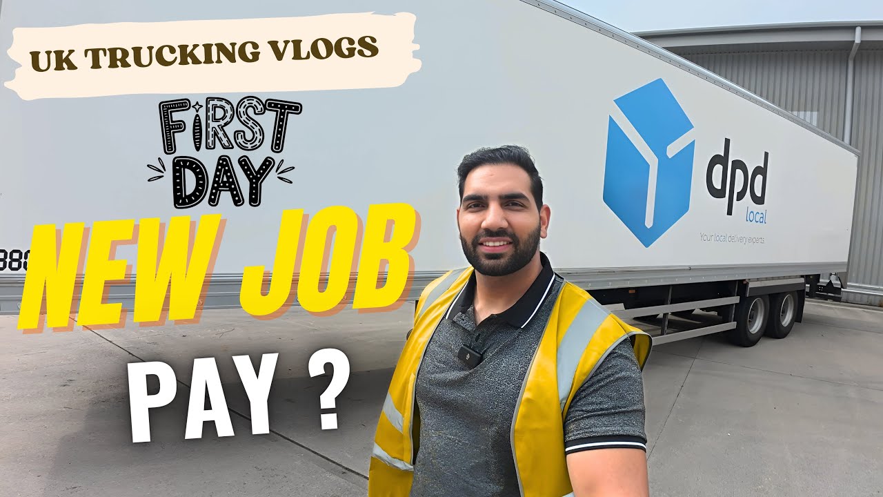 My First Day at DPD as a Class 1 Driver | UK 🇬🇧 Trucking Vlogs | Satwant Pawdia