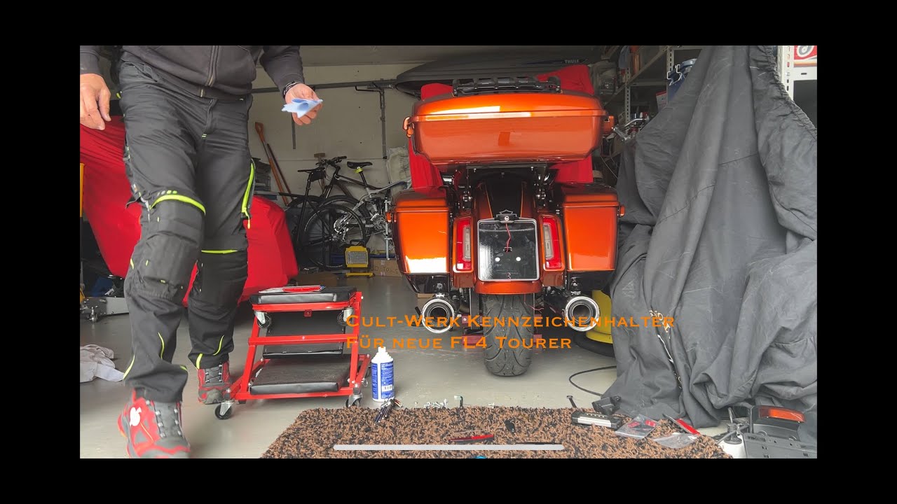 Kennzeichenhalter für 2024er Harley Davidson Street Glide und Road Glide