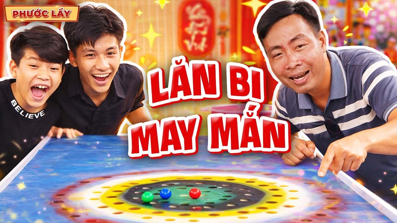 Trò Chơi May Mắn Lăn Bi Vào Vòng Tròn Màu Lụm Lúa Tưng Bừng | Phước Lầy