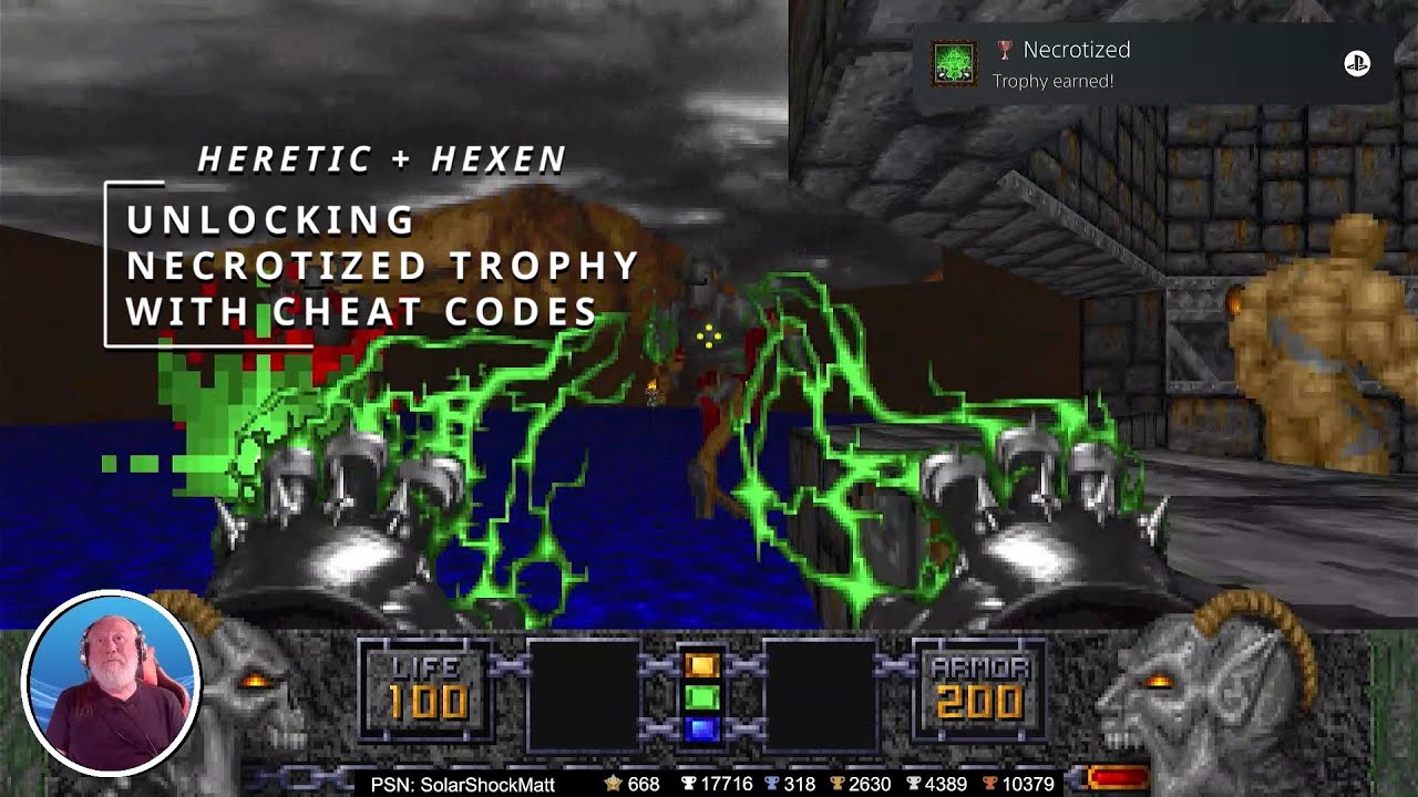 Heretic + Hexen Trophy Guide:  Using Cheat Codes To Unlock The Necrotized Trophy