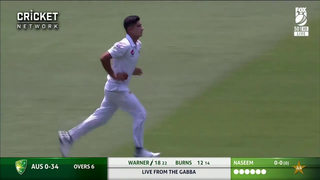 Naseem Shah good bowler and good Bonza