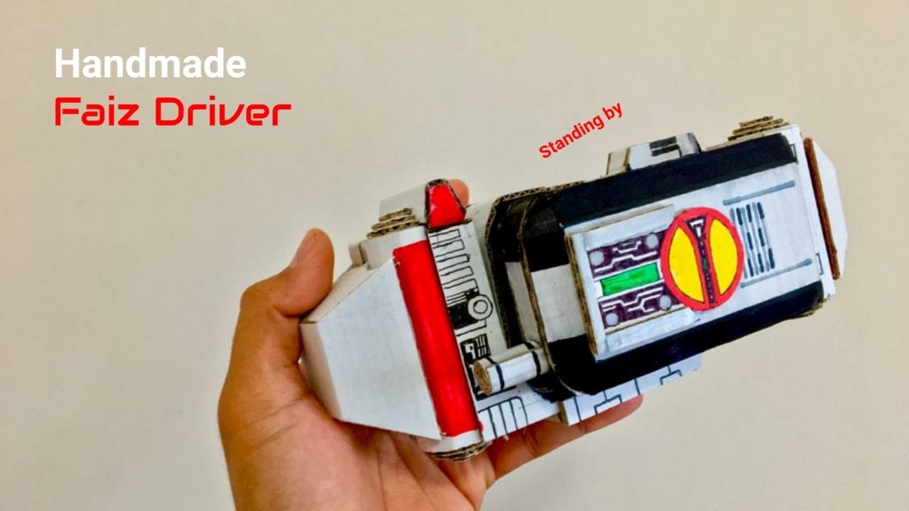 (Tutorial) Handmade DX Faiz Driver | cardboard | Kamen Rider 555 Faiz | Membuat DX Faiz Driver