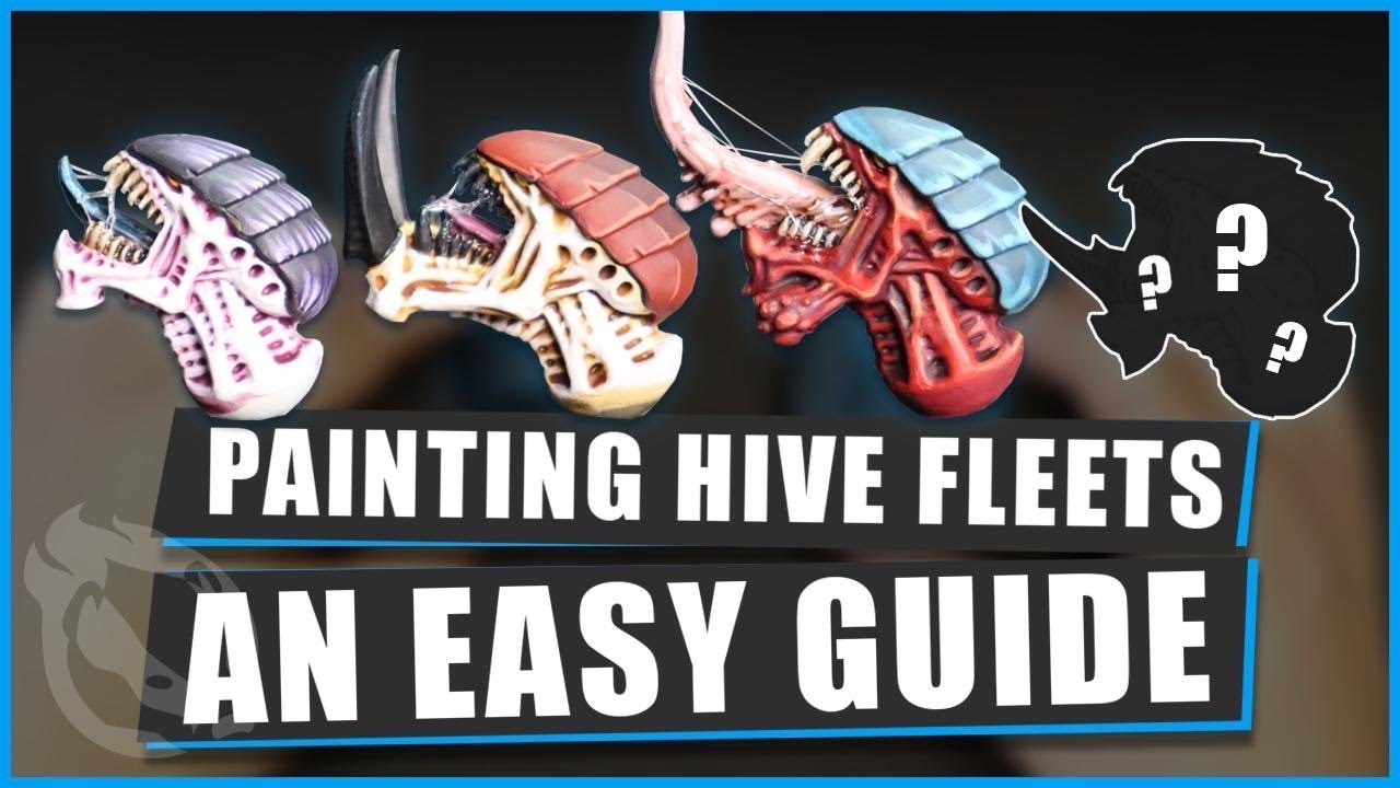 How to Paint Tyranid Hive Fleets for Warhammer 40k