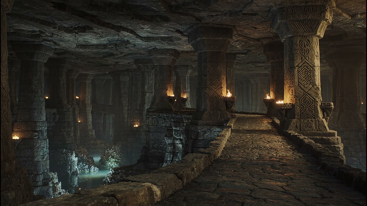 Dwarrowdelf Delve: The Mines of Moria Ambience for Epic Work & Study | Lord of the Rings