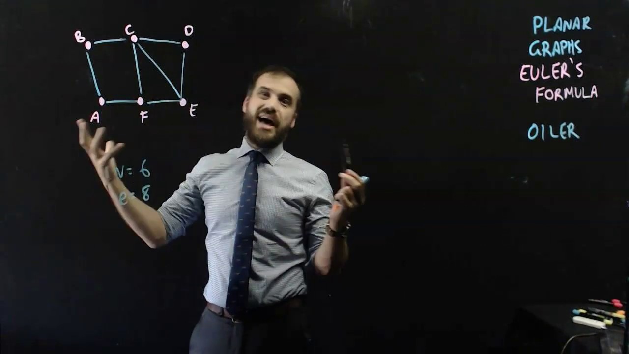 Плоские графы — формула Эйлера — она всегда работает, и вот как с ней работать