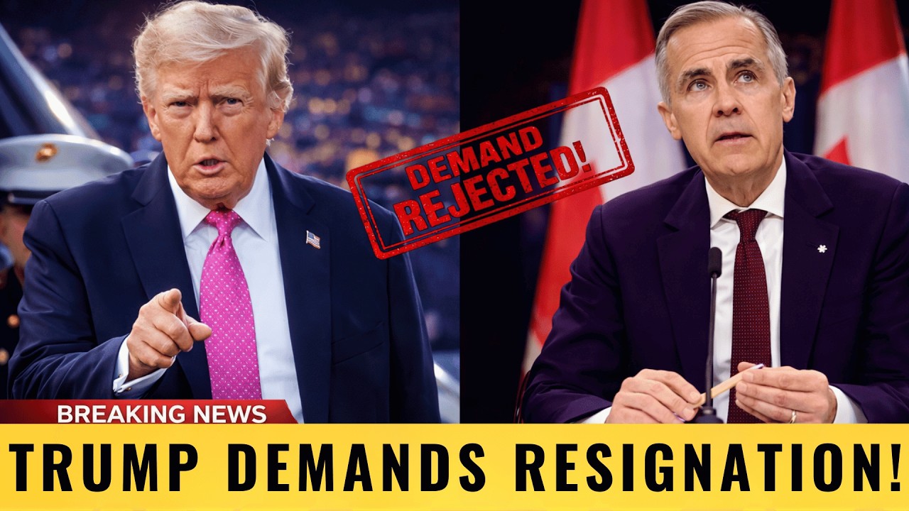 JUST NOW: Trump Demands Carney Resign — Canada's Response Left Washington Speechless