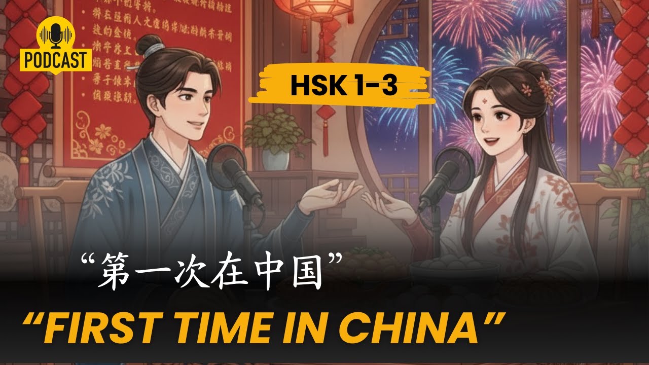 HSK 1–3 | My First Spring Festival In China (I Was Surprised) | 第一次在中国过春节 l Chinese Podcast