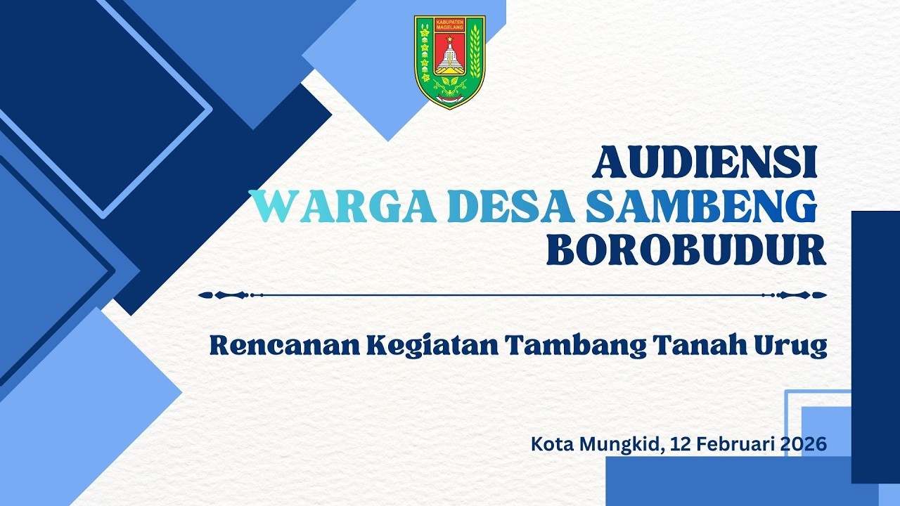 AUDIENSI MASYARAKAT SAMBENG