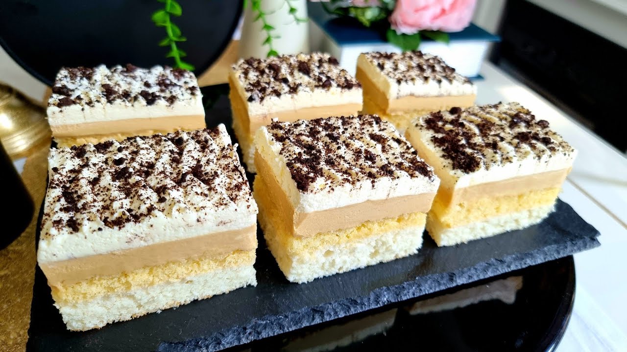 Торт Deliciu с кремом из неса и бисквитом | Passion & Savoury