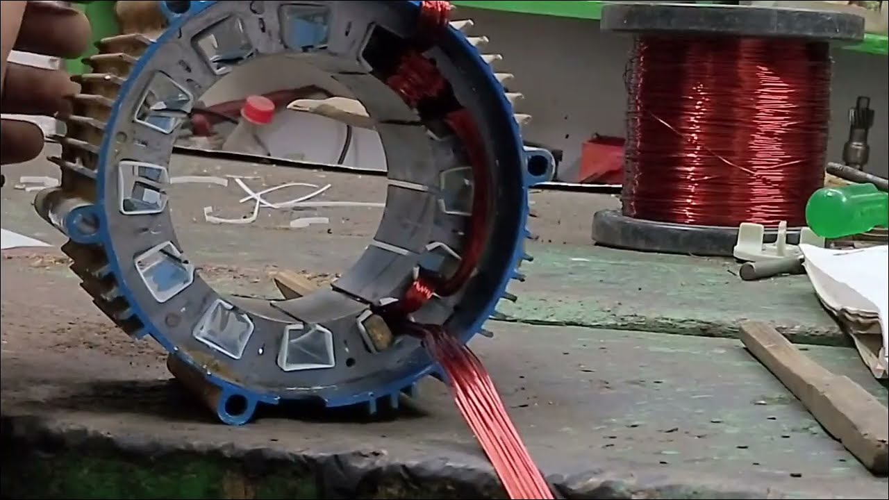 ई रिक्शा मोटर वाइंडिंग करना सीखे e rickshaw motor winding karna sikhe part 1  #electrical 