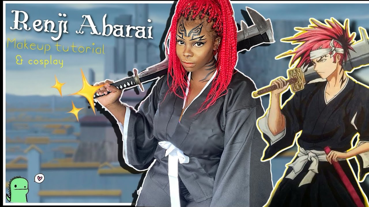 Anime Makeup Tutorial RENJI ABAIRAI || Black Girl Cosplay
