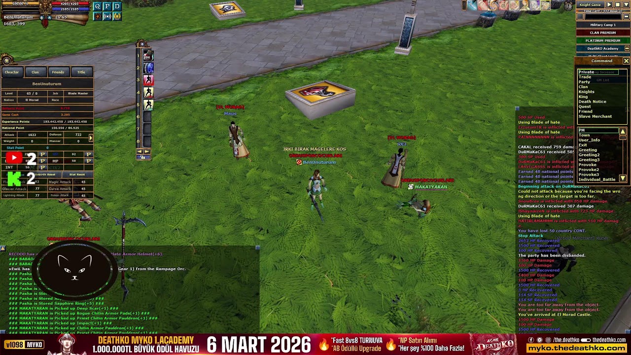 #DeathKO Myko ASCEND Academy!  - FENA YARMACA MİSALİ !!