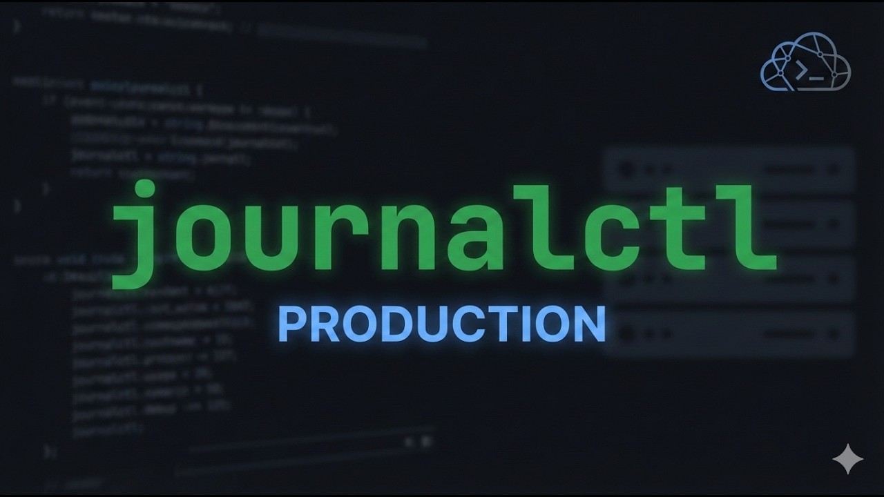 Episode 11 | journalctl for Production Log Troubleshooting