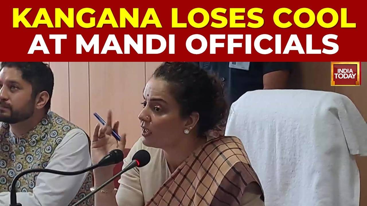 Breaking: Kangana Ranaut Loses Cool, Slams Officials Over MP Funds Delay | Mandi News | India Today