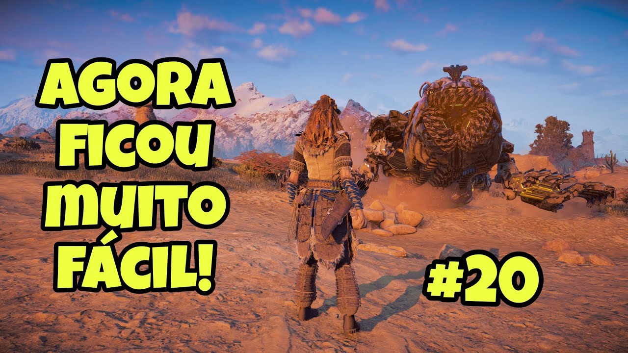 Segredos para Enfrentar uma Britadeira Gigante!  Horizon Zero Dawn  Sr Luleo