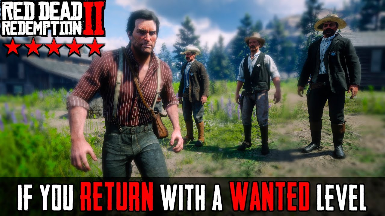 RDR2 - What Happens If John Returns To Pronghorn Ranch With A Wanted Level