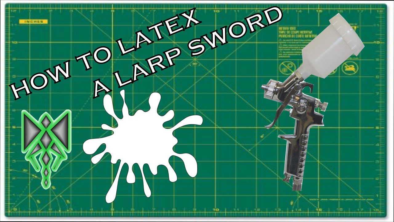 How to latex a larp safe sword