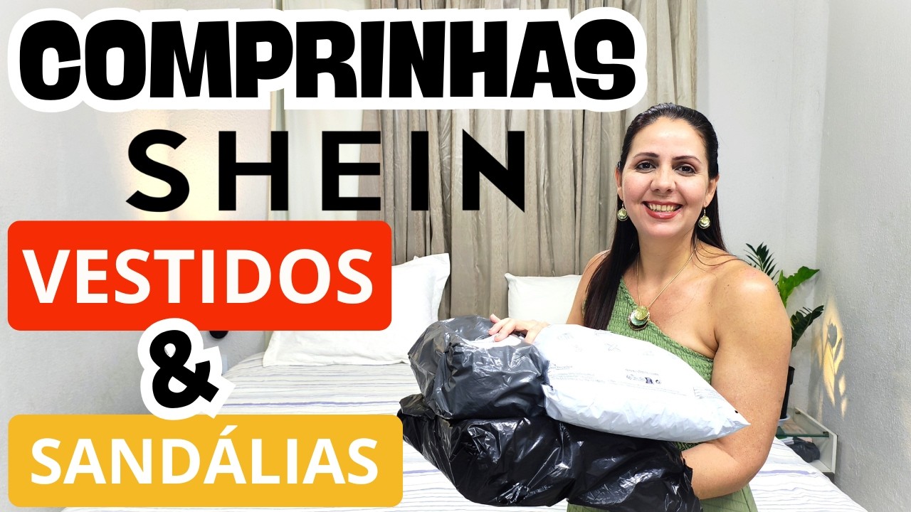 AMEI esses VESTIDOS elegantes da SHEIN/SANDÁLIAS/CINTOS