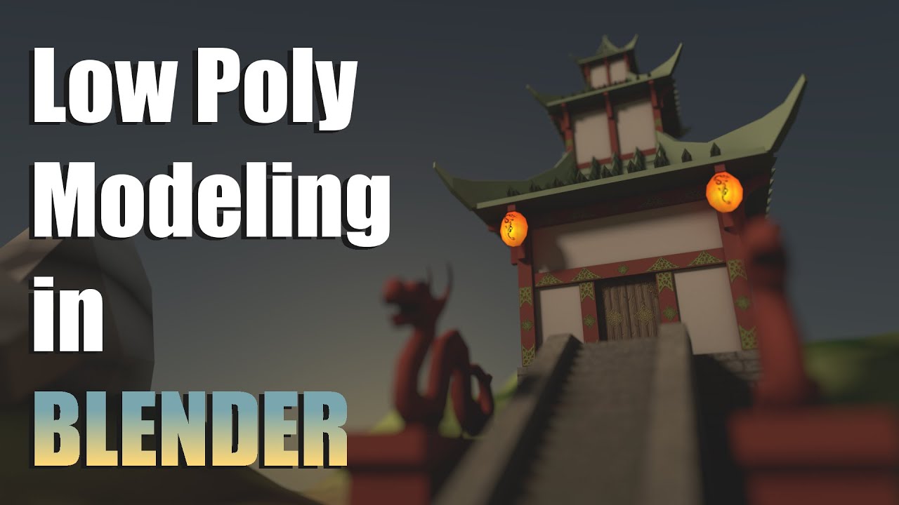 Low Poly Model Creation in Blender 2.75