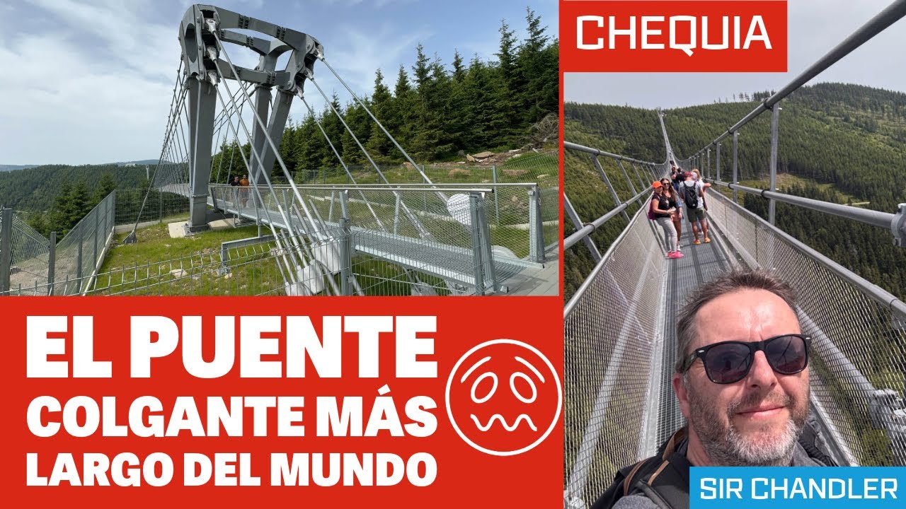 EL PUENTE COLGANTE 😱 MÁS LARGO DEL MUNDO Y OTRAS ACTIVIDADES EN MONTAÑA CHECA 🇨🇿