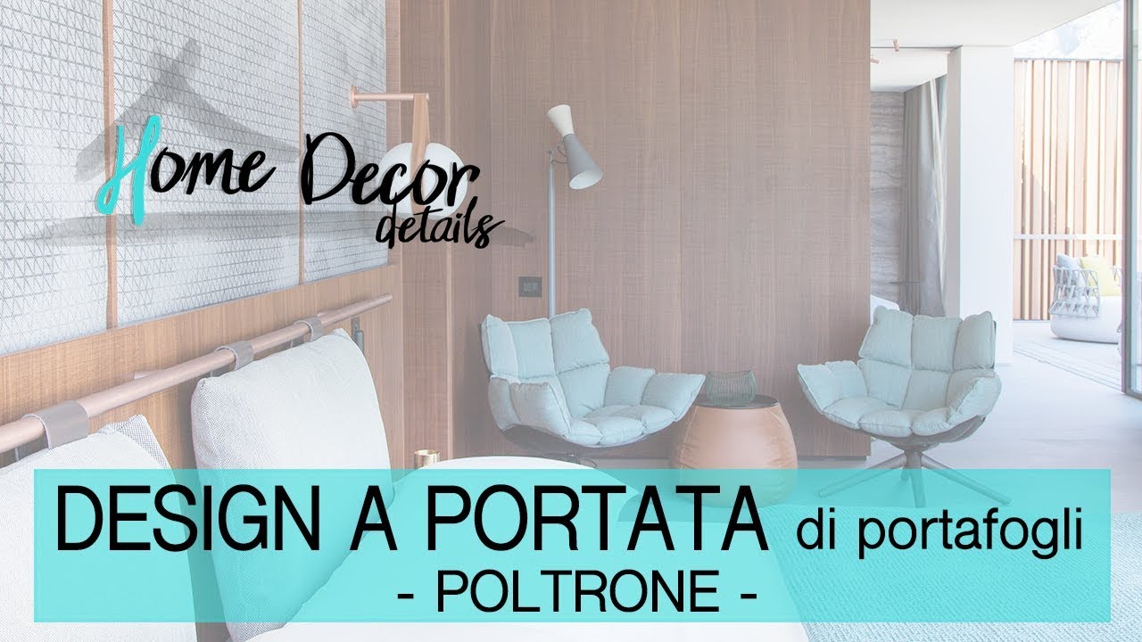 ARREDARE LOW COST - #1.Poltrone di design a basso costo