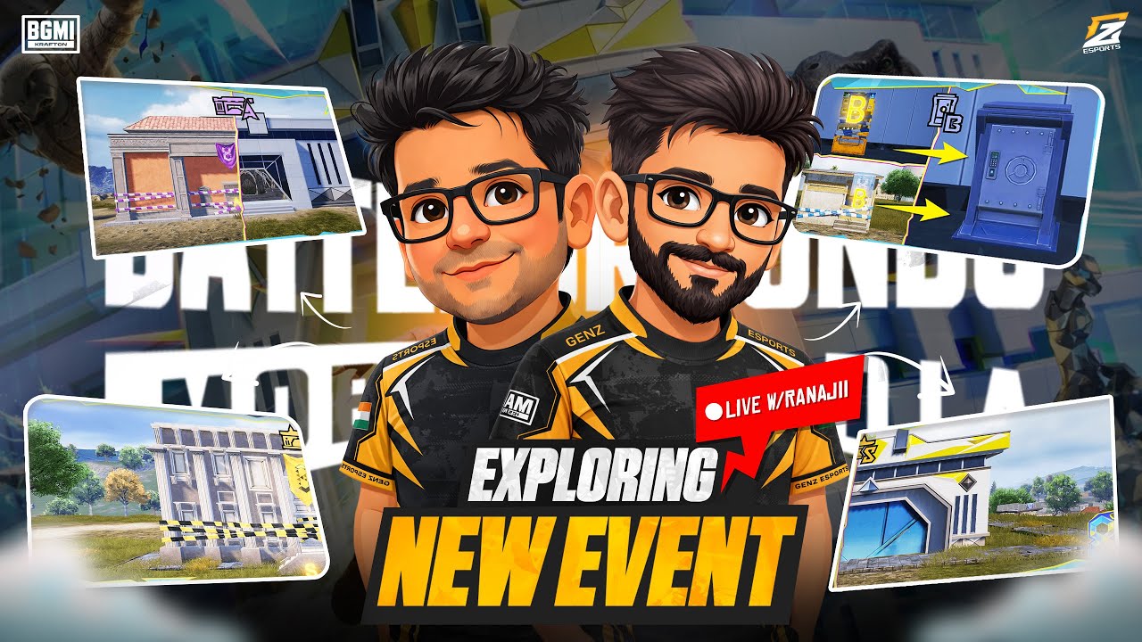 EXPLORING NEW EVENT W/GENZ SQUAD | RANAJII | GENZ ESPORTS | BGMI LIVE