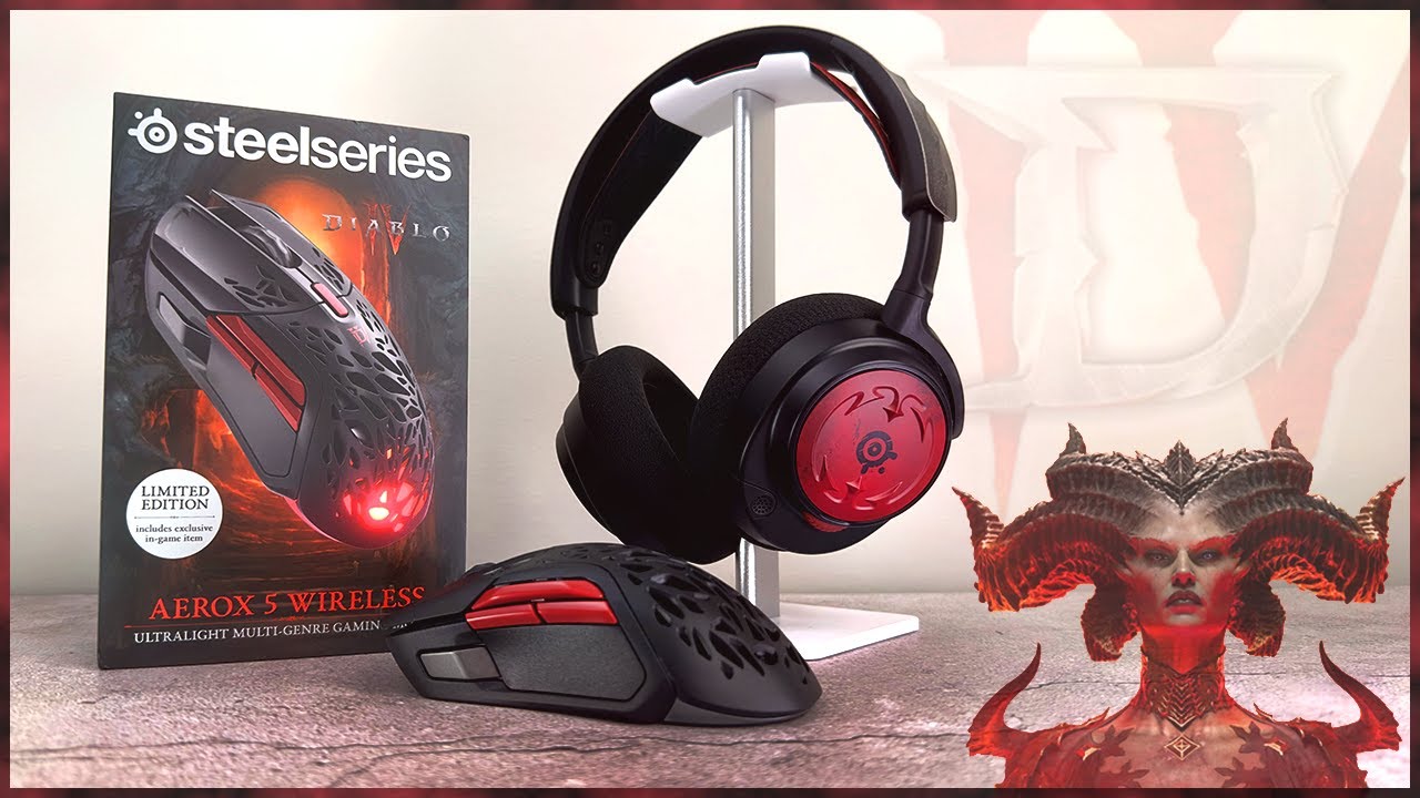 SteelSeries DIABLO IV Mouse & Headset Review! (Limited Edition)