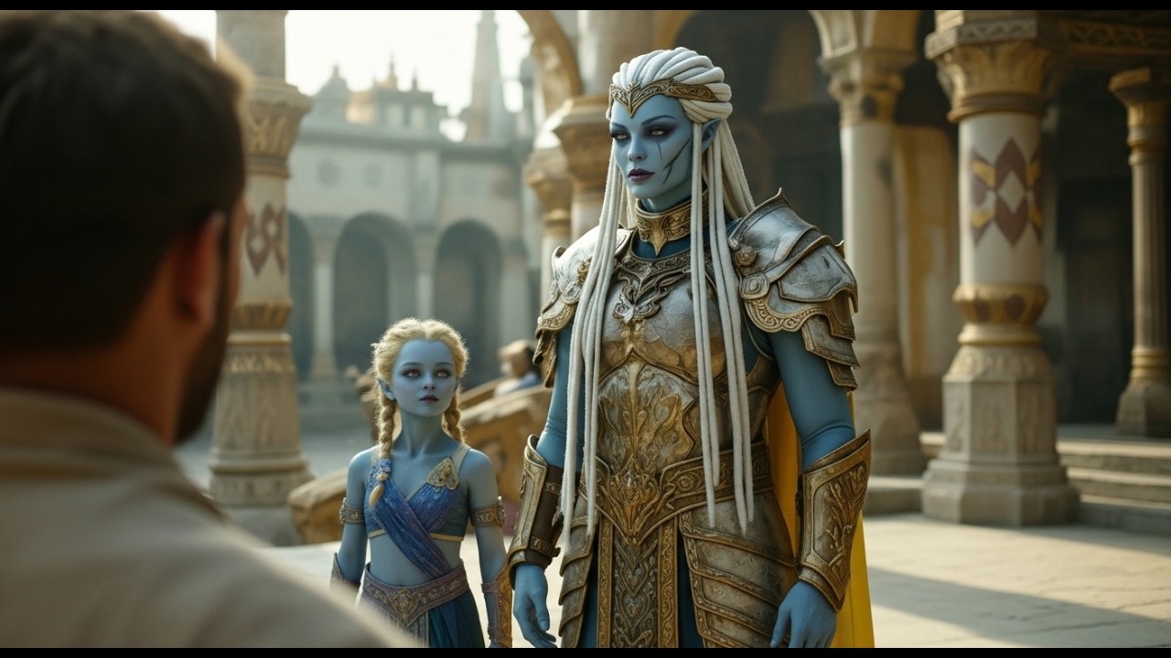 The Alien Queen’s Guards Raised Their Spears — Until They Recognized the Child Beside Him