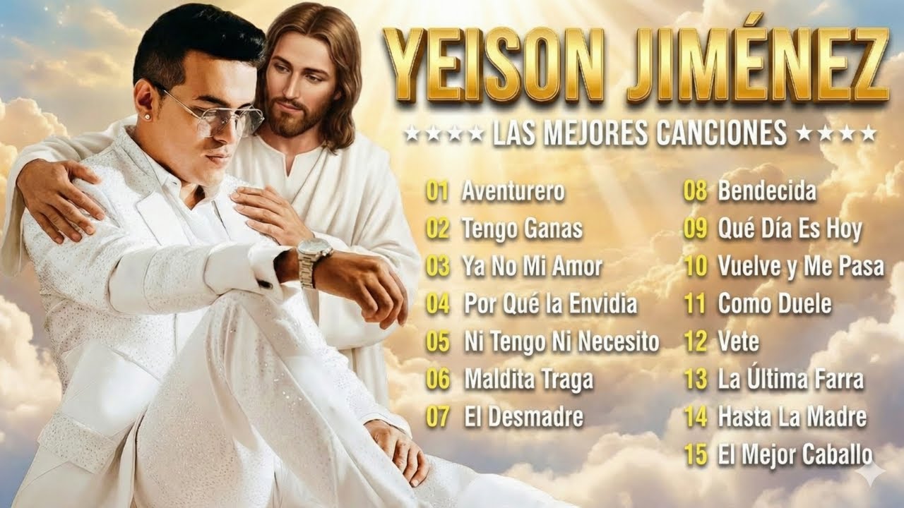 YEISON JIMÉNEZ ✝️ SUS MEJORES ÉXITOS DESDE EL CIELO | Música Popular