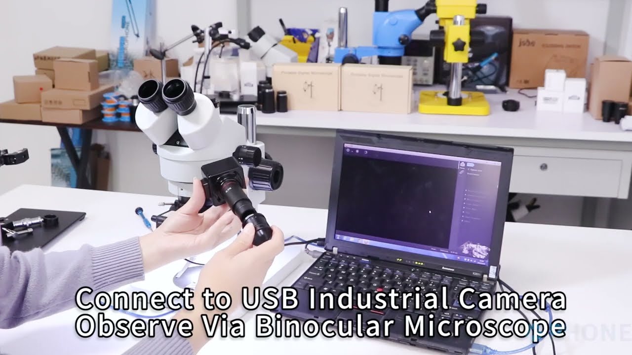 High Speed USB2.0 5.0MP Industrial Camera HD CMOS Digital Eyepiece Microscope Camera