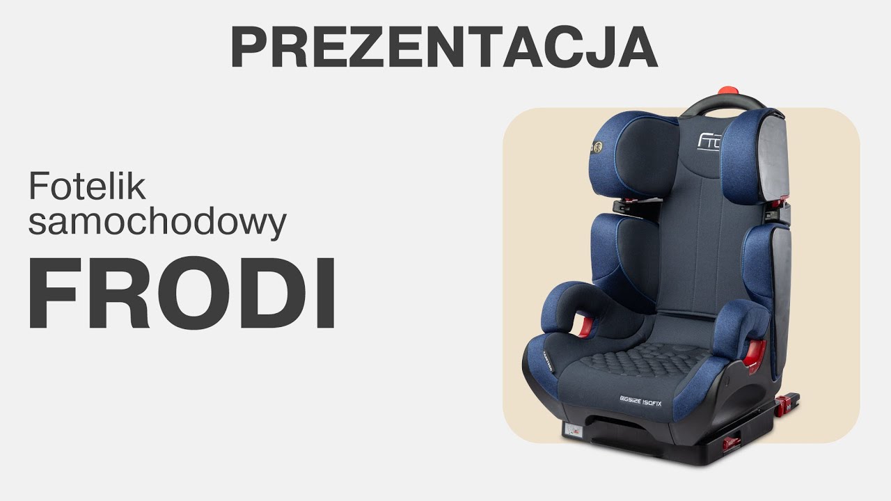 Fotelik Caretero Frodi - prezentacja