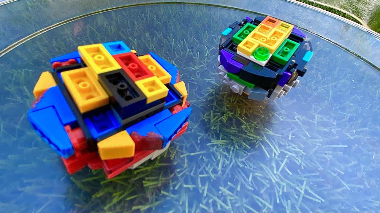 FAN DUEL!!! MinerBoyK Studios VS Slothman Vids | Lego beyblade battle