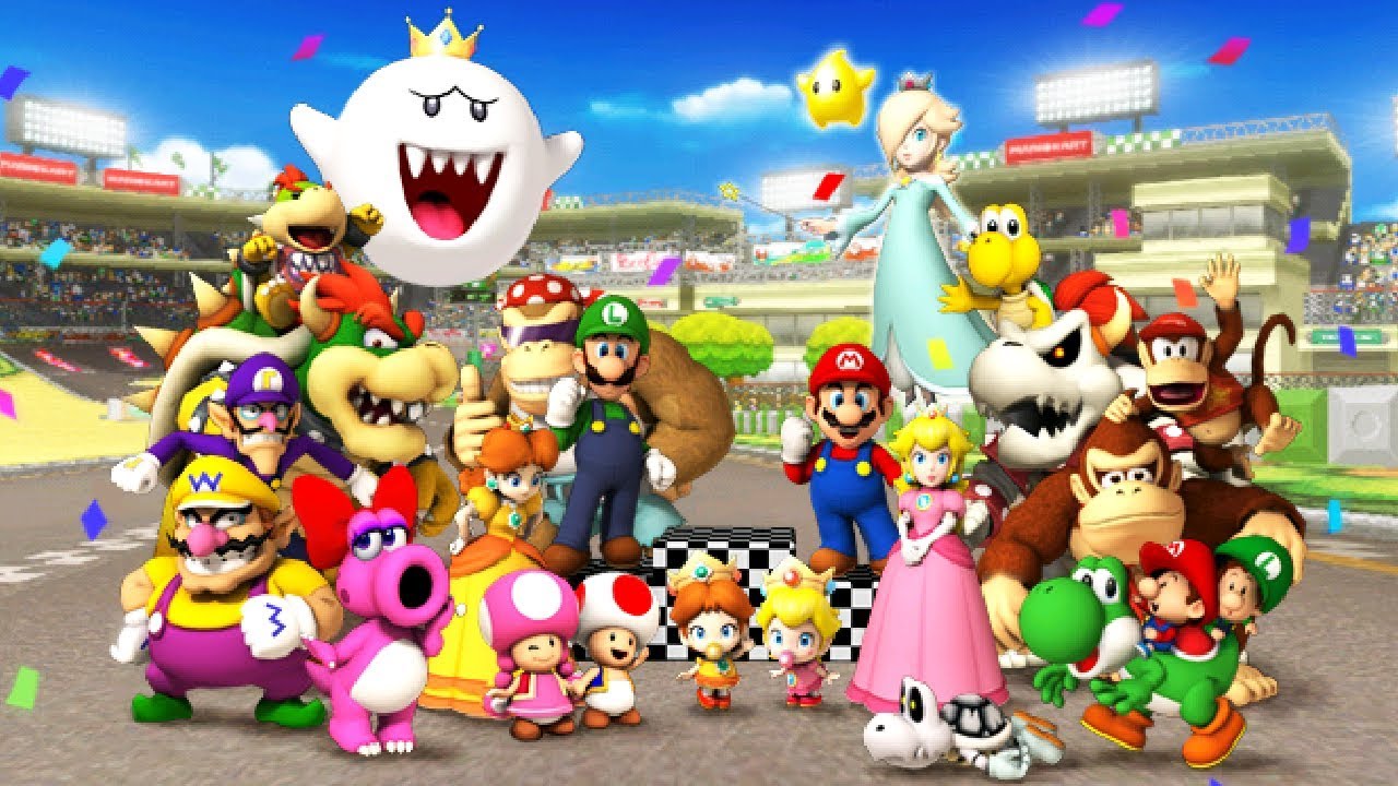 Mario Kart Wii - 200cc Complete Game! (2 Player)