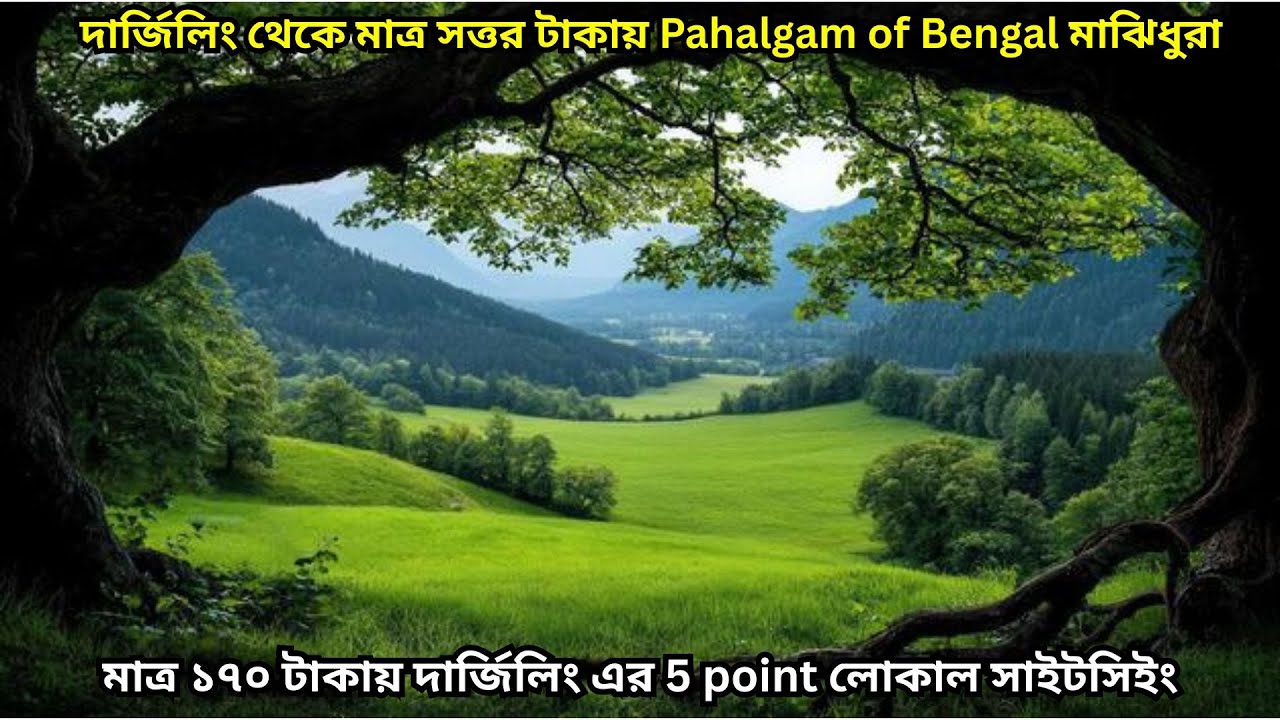 কাশ্মীর যেতে ভয় পাচ্ছেন? চিন্তা নেই এখন কাশ্মীরের পাহালগাম আপনার বাড়ির কাছে দার্জিলিং এ