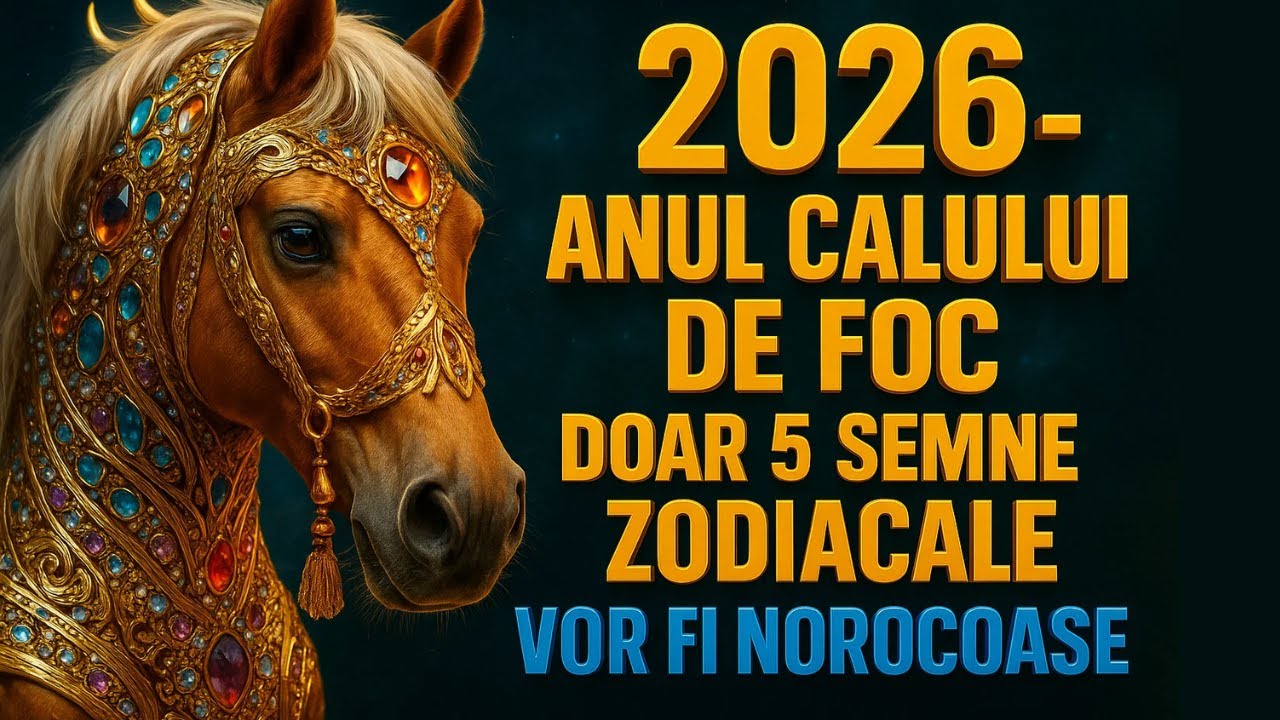 2026 - anul Calului de Foc: Doar 5 semne zodiacale vor fi norocoase.