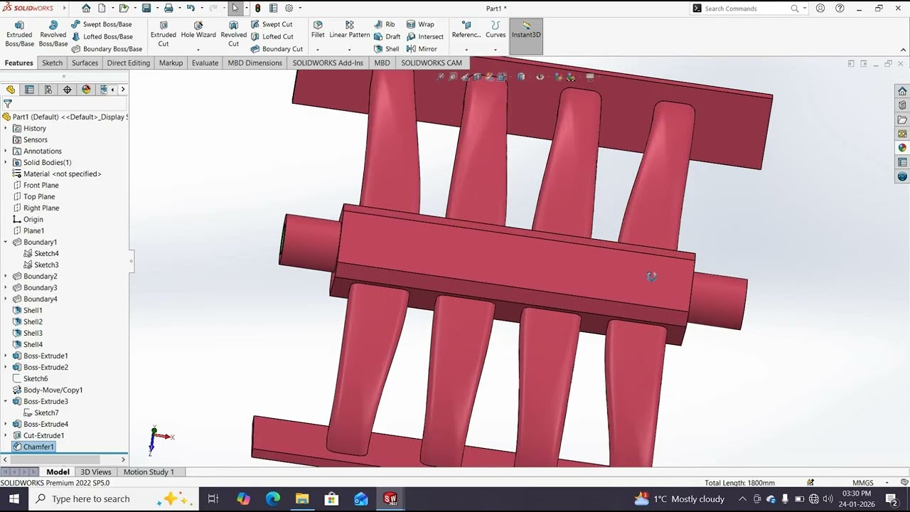 Making a 3D Part in SolidWorks -#quicktips #solidworks#3ddesign #solidworkstutorial