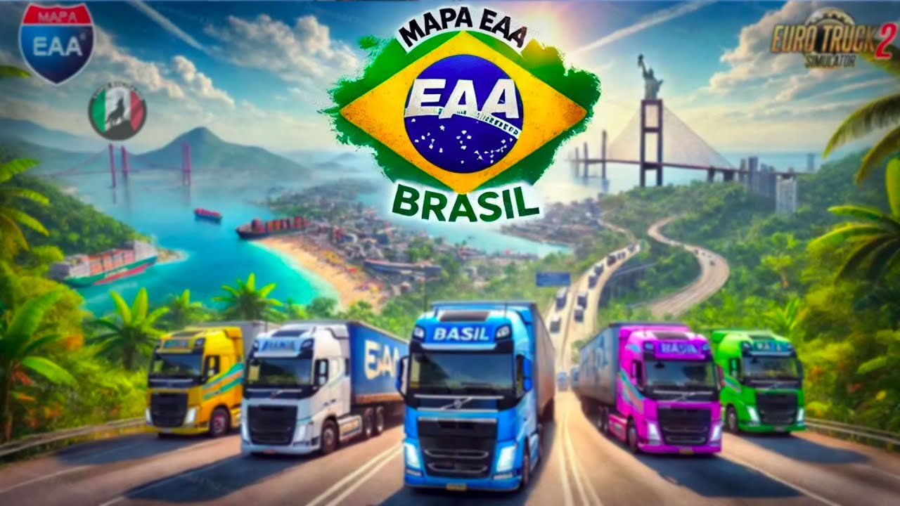 ETS2 EAA Brasil Map v7.0 (1.53.x) [DOWNLOAD LINK IN DESCRIPTION]