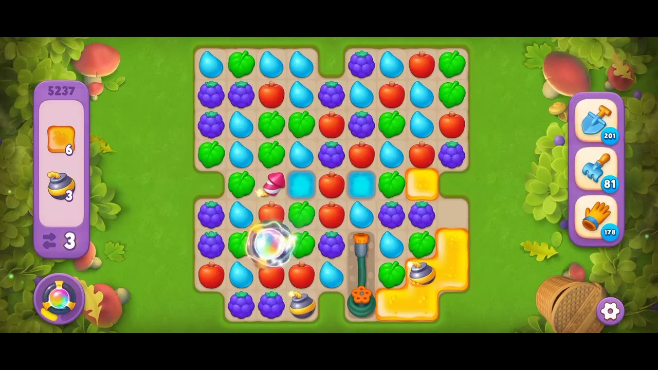 Gardenscapes Level 5237 [Super Hard Level] #androidgameplay #gardenscapesgame #viralvideo #tranding 