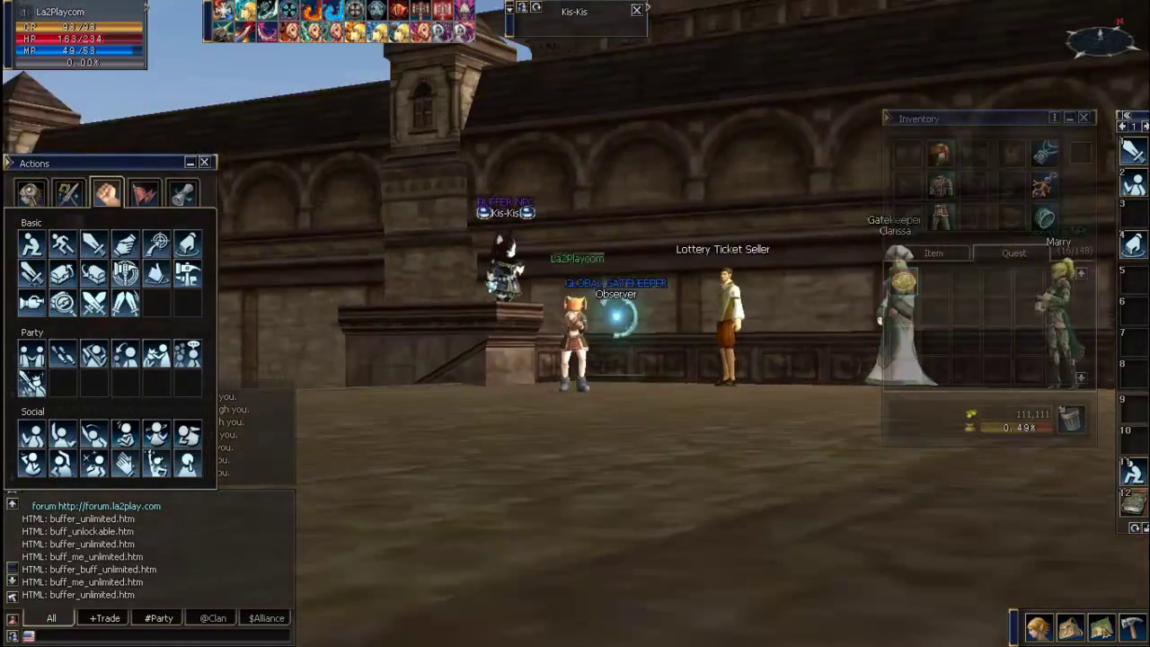 Premium buff system La2Play.com