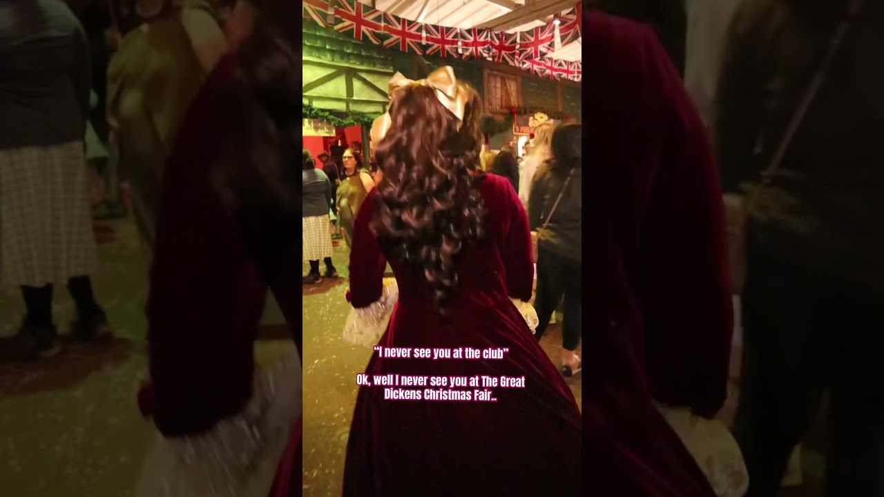 Merry Christmas Eve from the Great Dickens Christmas Fair! #merrychristmas #belle #christmas