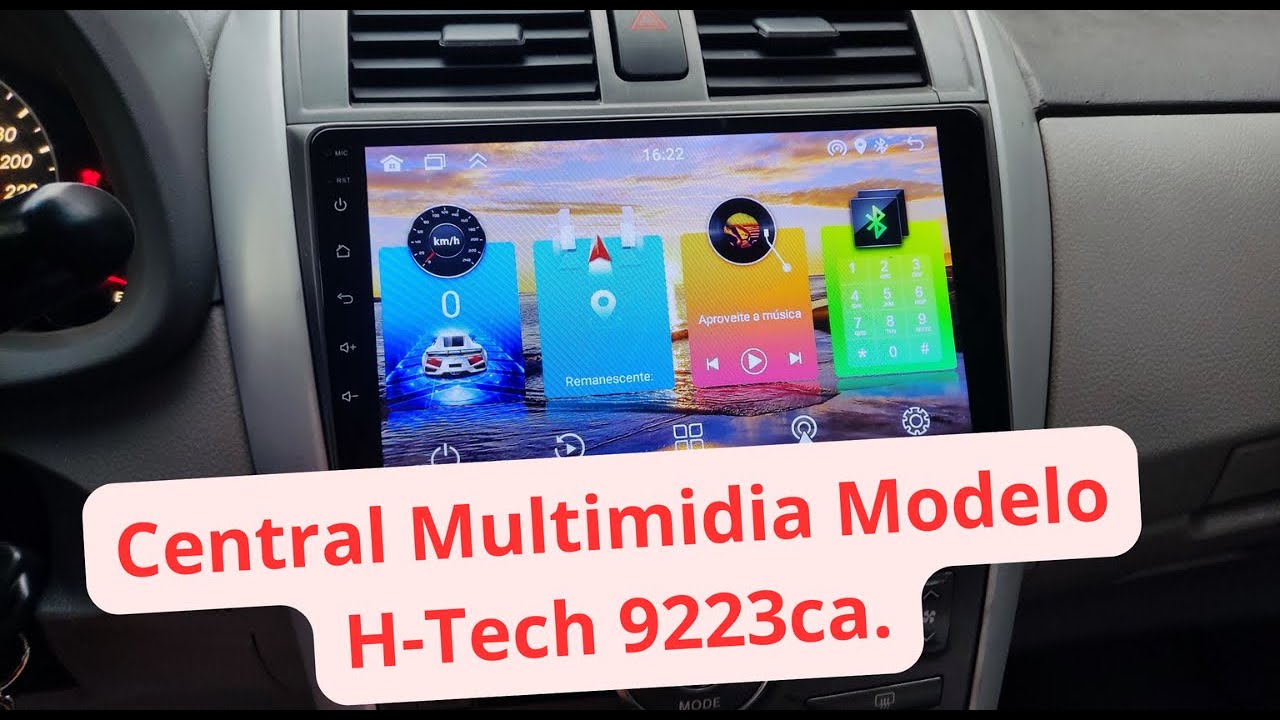 Detalhes Central Multimídia H-tech 9223ca, Android  Com GPS Ótima central.