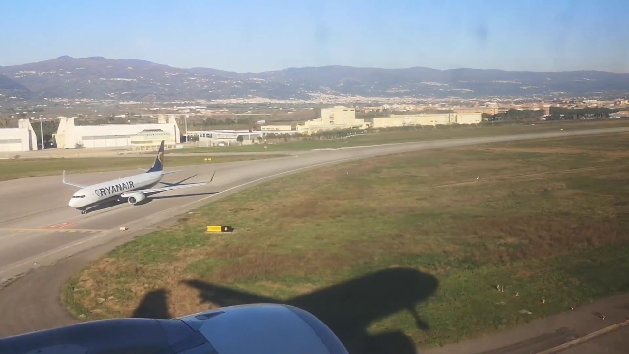 Landing A320 Alitalia RWY 10 Aeroporto di Lamezia Terme