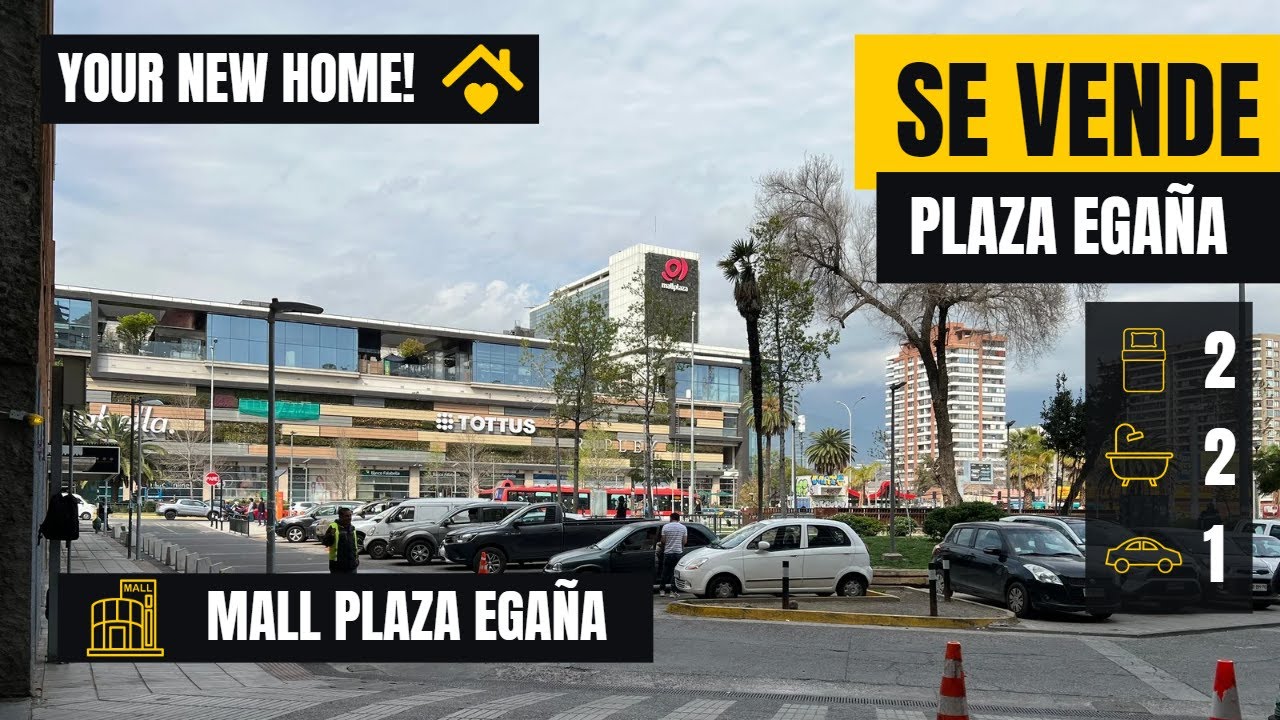 🏠✨ ¡Depto en Venta! Frente al Mall y Metro Plaza Egaña, Ñuñoa 🚇🛍️