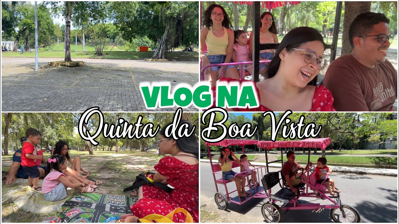 PIQUENIQUE NA QUINTA DA BOA VISTA/RJ - VLOG PASSEIO DE FÉRIAS