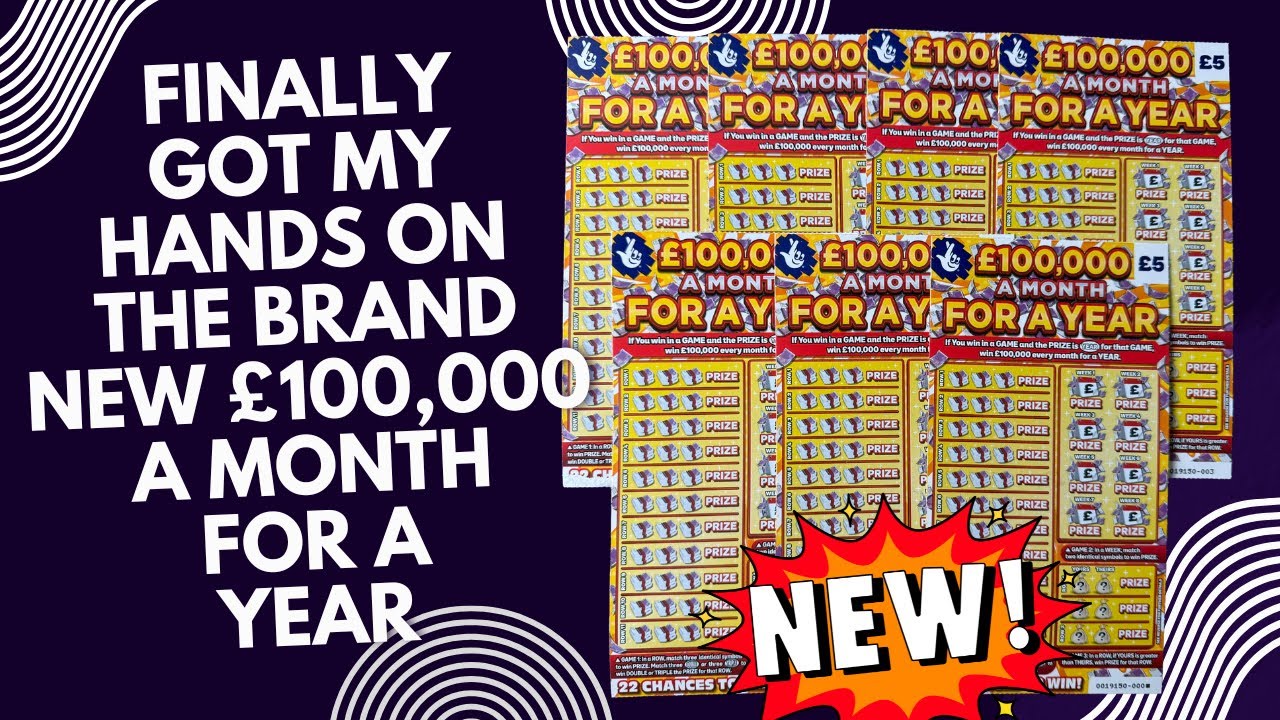 👀 Scratching &pound;35 of the &pound;100,000 a Month for a Year Scratch Card! 💷✨