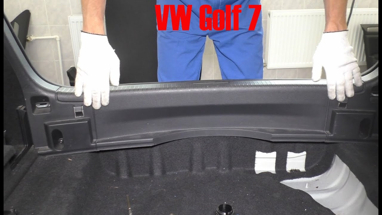 VW Golf 7 - Kofferraum Panel Aus- und Einbau